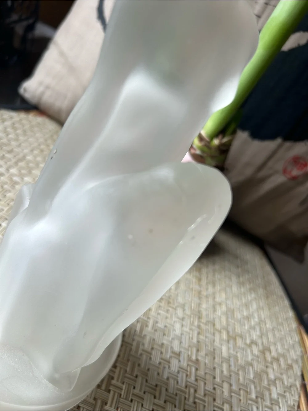 Art Deco c1920’s Frosted Glass Figurine. Was a lamp. - Picture 14 of 14